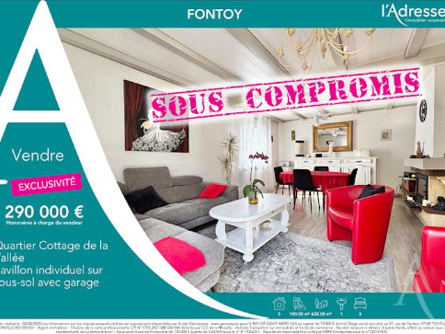 Vente Maison 5 pièces 100 m2 Fontoy