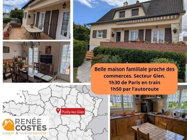 Vente Maison 5 pièces 110 m2 Poilly lez Gien