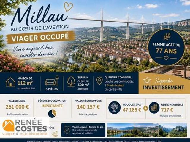 Vente Maison 5 pièces 112 m2 Millau