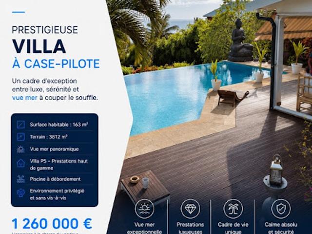 Vente Maison 5 pièces 163 m2 Case Pilote