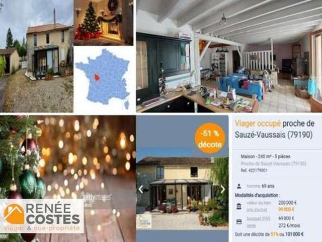 Vente Maison 5 pièces 240 m2 Sauzé entre Bois