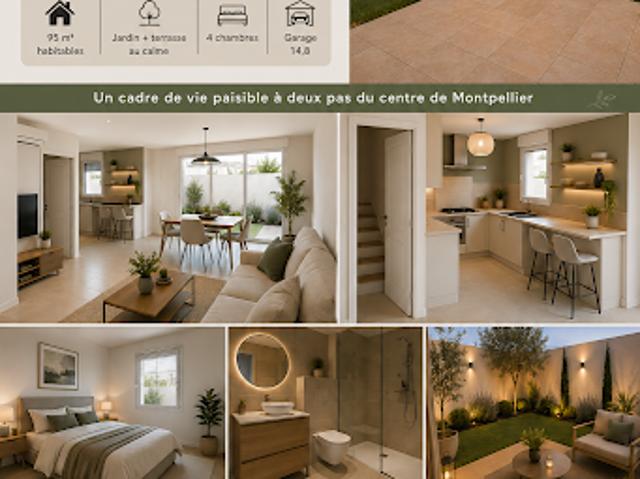 Vente Maison 5 pièces 95 m2 Montpellier
