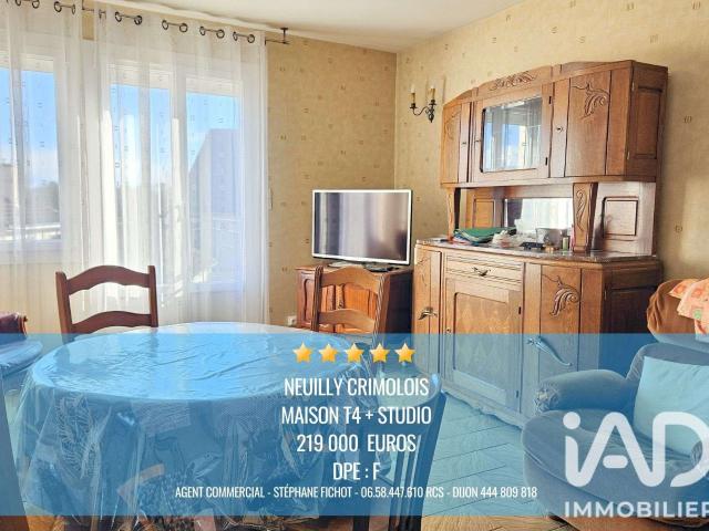 Vente maison 5 pièces Crimolois 21