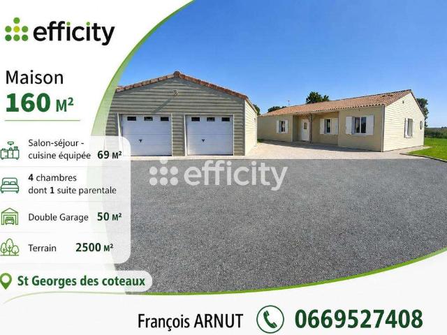 Vente maison 5 pièces Saint Georges des Coteaux 17