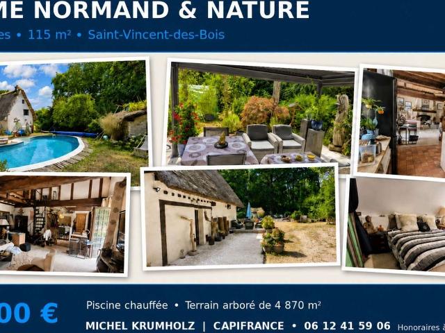Vente maison 5 pièces Saint Vincent des Bois 27