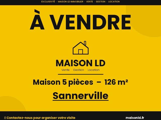 Vente maison 5 pièces Sannerville 14
