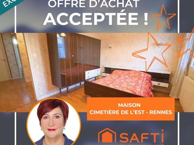 Vente maison 5 pièces Rennes Landry Cimetière de l'Est 35