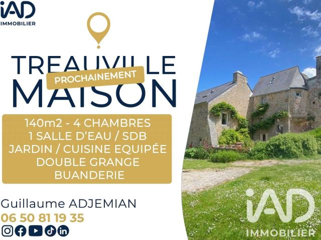 Vente maison 5 pièces Tréauville 50