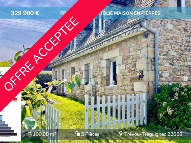 Vente maison 5 pièces Trévou Tréguignec 22