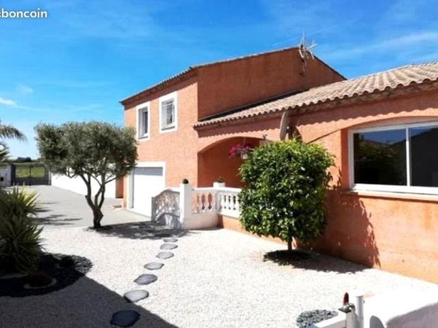 Vente | Maison | 5p | 4ch | 156 m² | Sauvian | Expo Est/Sud | Terrasse · Jardin · Piscine