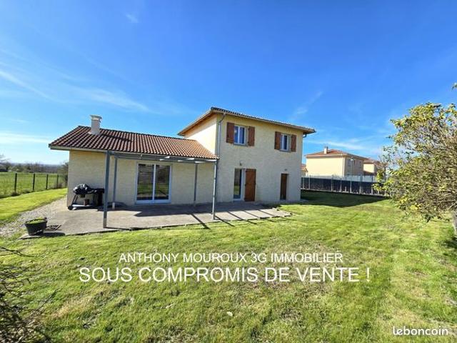 Vente | Maison | 5p | 4ch | 118.82 m² | Revonnas | Expo Est/Ouest/Sud | Terrasse · Jardin