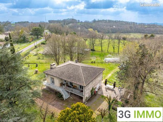 Vente | Maison | 5p | 4ch | 125 m² | Cancon | Expo Sud | Jardin