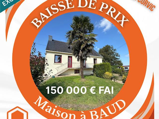 Vente Maison 6 pièces 103 m2 Baud