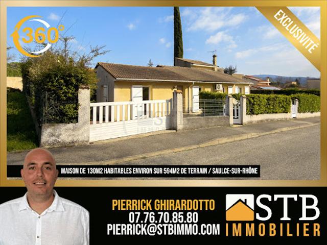 Vente Maison 6 pièces 130 m2 Saulce sur Rhône