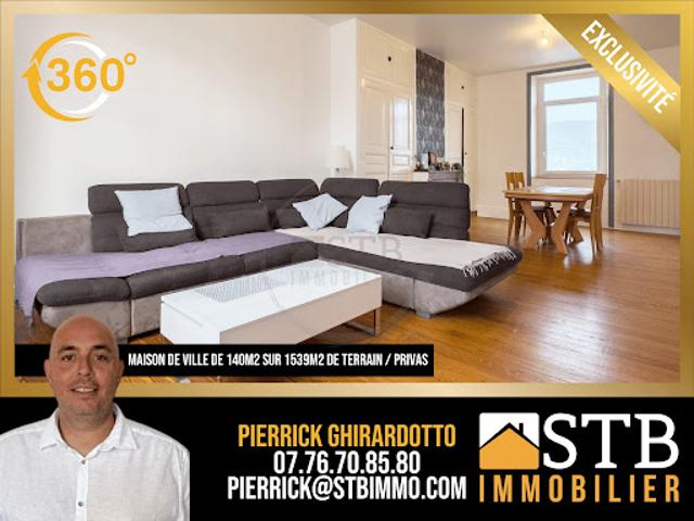 Vente Maison 6 pièces 140 m2 Privas