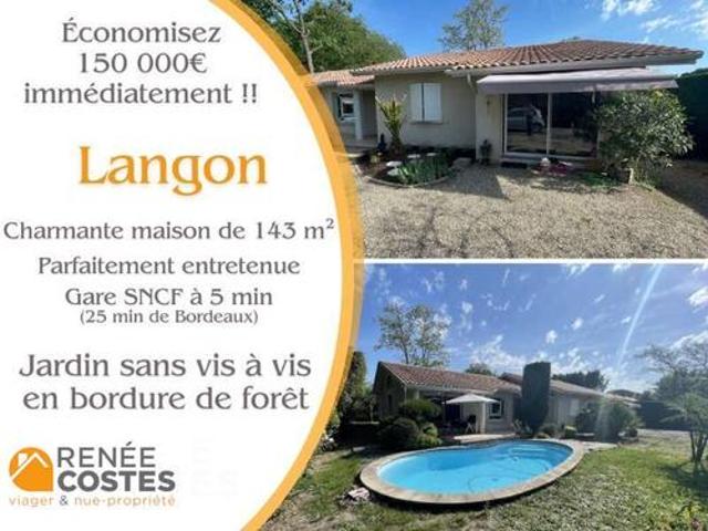 Vente Maison 6 pièces 143 m2 Langon