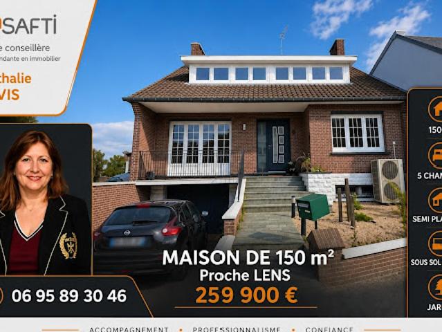 Vente Maison 6 pièces 150 m2 Lens