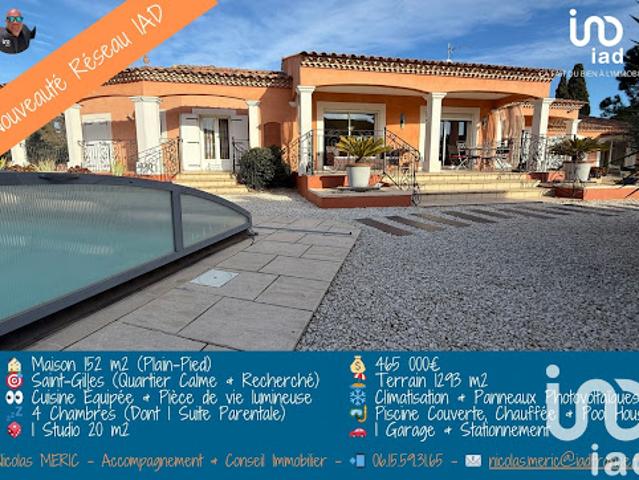 Vente Maison 6 pièces 172 m2 Saint Gilles