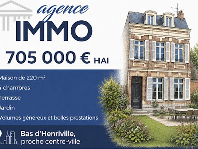 Vente Maison 6 pièces 220 m2 Amiens