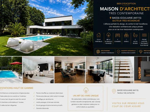 Vente maison 6 pièces Basse Goulaine 44