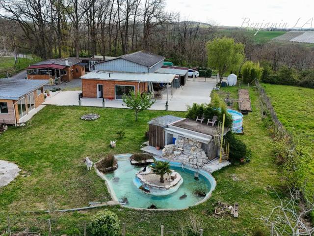 Vente maison 6 pièces Feugarolles 47