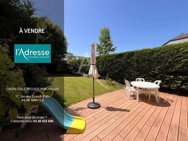 Vente maison 6 pièces Nantes Beaujoire Saint Joseph 44