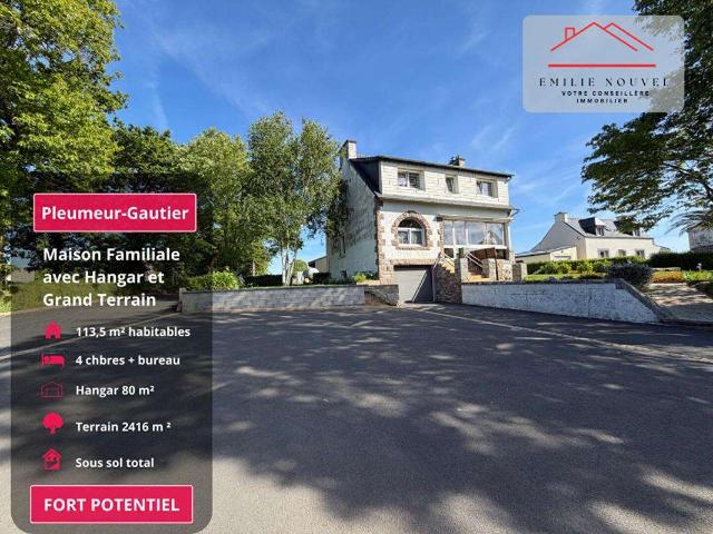 Vente maison 6 pièces Pleumeur Gautier 22
