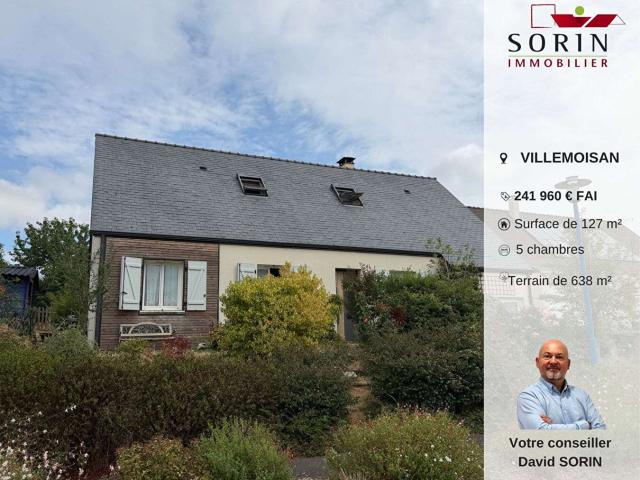 Vente maison 6 pièces Villemoisan 49