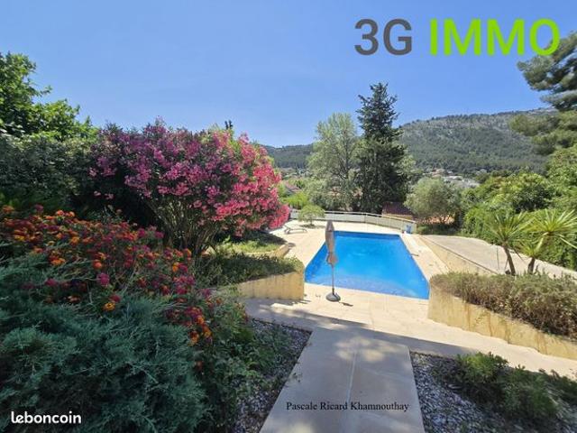 Vente | Maison | 6p | 3ch | 164 m² | La Penne sur Huveaune | Terrasse · Jardin · Piscine