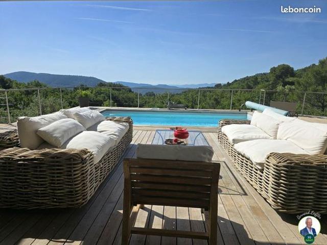 Vente | Maison | 6p | 4ch | 158 m² | Bargemon | Expo Sud | Terrasse · Jardin · Piscine