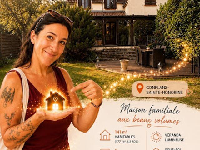 Vente Maison 8 pièces 141 m2 Conflans Sainte Honorine