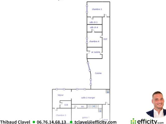 Vente Maison 8 pièces 164 m2 Saint Michel