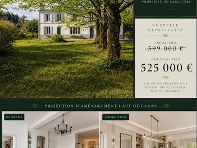 Vente Maison 8 pièces 260 m2 La Brède
