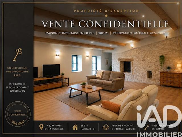 Vente Maison 8 pièces 282 m2 Saint Jean de Liversay