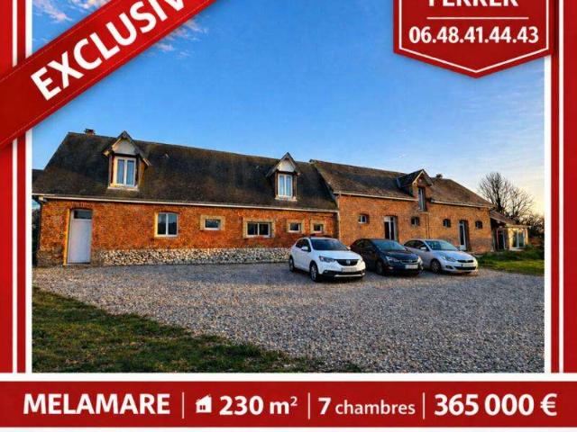 Vente maison 8 pièces Mélamare 76