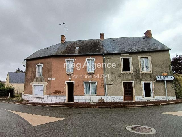 Vente maison 8 pièces Saint Germain de Coulamer 53