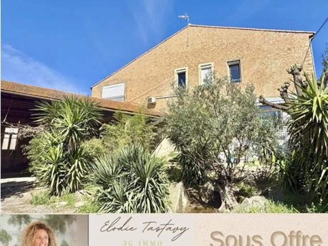Vente | Maison à rénover | 7p | 4ch | 229 m² | Thézan lès Béziers | Expo Ouest | Jardin