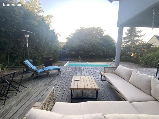 Vente | Maison d'architecte | 7p | 5ch | 210 m² | Sundhouse | Expo Sud Ouest | Terrasse · Jardin · Piscine