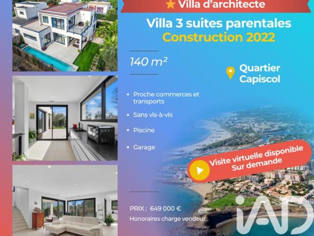 Vente Maison d'architecte 5 pièces