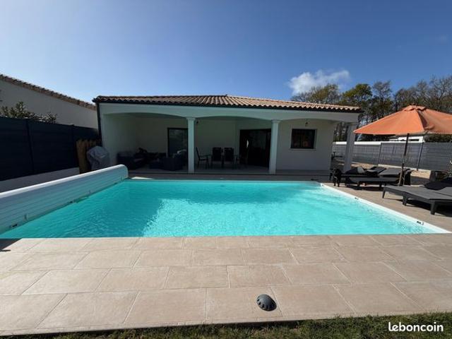 Vente | Maison de plain pied | 4p | 3ch | 113 m² | Étaules | Terrasse · Jardin · Piscine