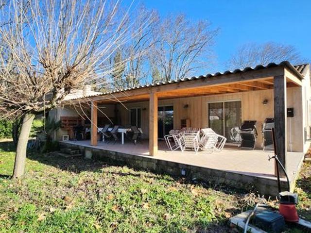 Vente | Maison de plain pied | 5p | 4ch | 118 m² | Lézan | Terrasse
