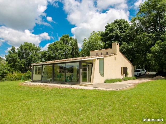 Vente | Maison de plain pied | 5p | 3ch | 127.00 m² | Montbrun les Bains | Expo Ouest/Sud | Jardin · Piscine