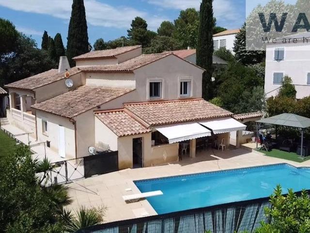VENTE MAISON DE TYPE 7 AVEC PISCINE À SAINT GELY DU FESC