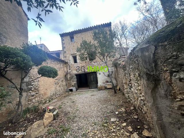 Vente | Maison de village | 4p | 3ch | 105 m² | Aspiran | Jardin