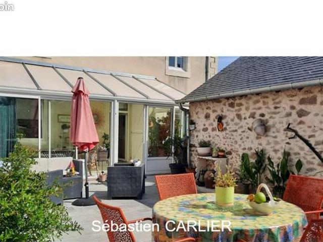 Vente | Maison de village | 6p | 4ch | 128 m² | Morannes sur Sarthe Daumeray | Terrasse · Jardin