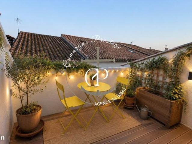 Vente | Maison de village | 3p | 2ch | 40 m² | Saintes Maries de la Mer | Expo Sud Est | Terrasse