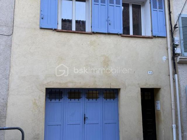 Vente maison de village – Centre historique – 3 pièces avec garage double