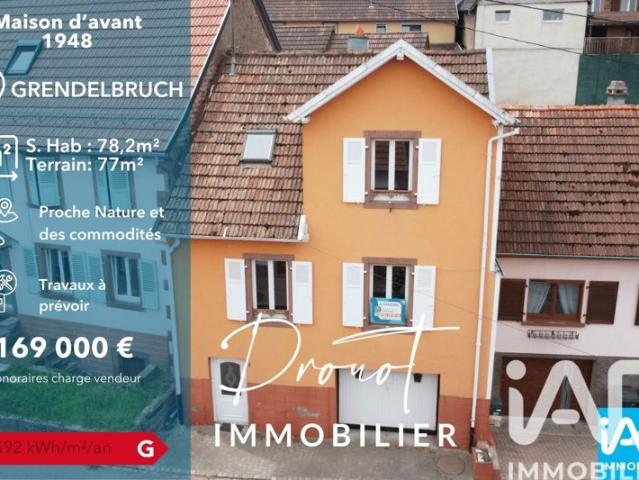 Vente Maison de ville 3 pièces
