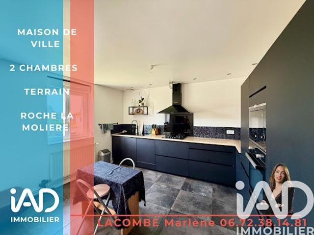 Vente Maison de ville 3 pièces 74 m2 Roche la moliere