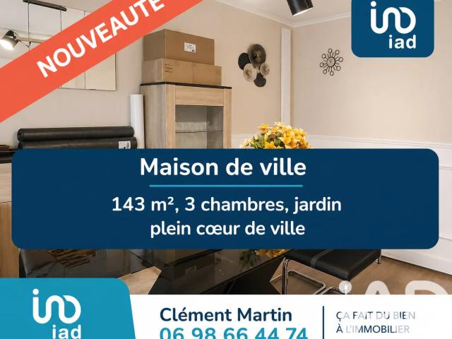 Vente Maison de ville 5 pièces